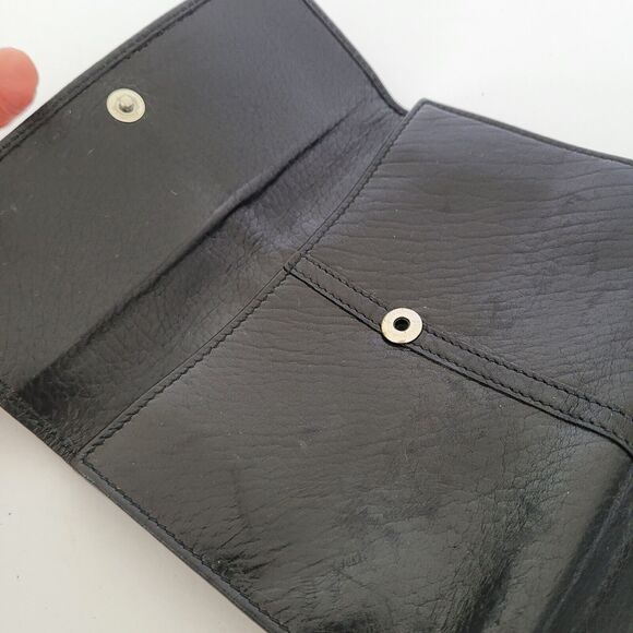 Salvatore Ferragamo Wallet Medium Black Unisex Classic Bifold Buckle Quality - Picture 10 of 15